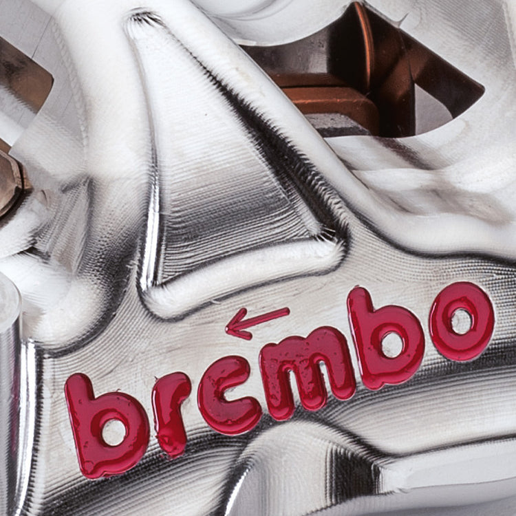 Brembo GP4-RX Front Caliper Set (Radial Mount) Nickel Plated