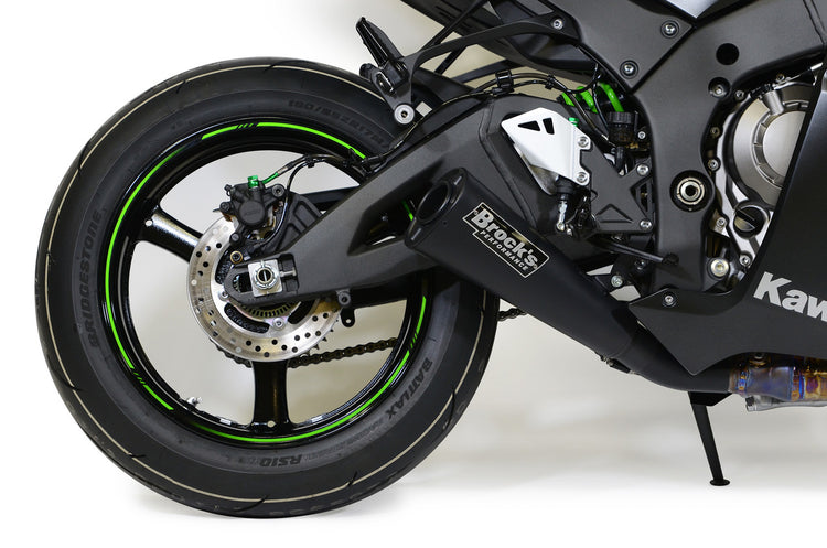 Single Alien Head Slip-On (3/4 System) Black ZX-10R (16-20)